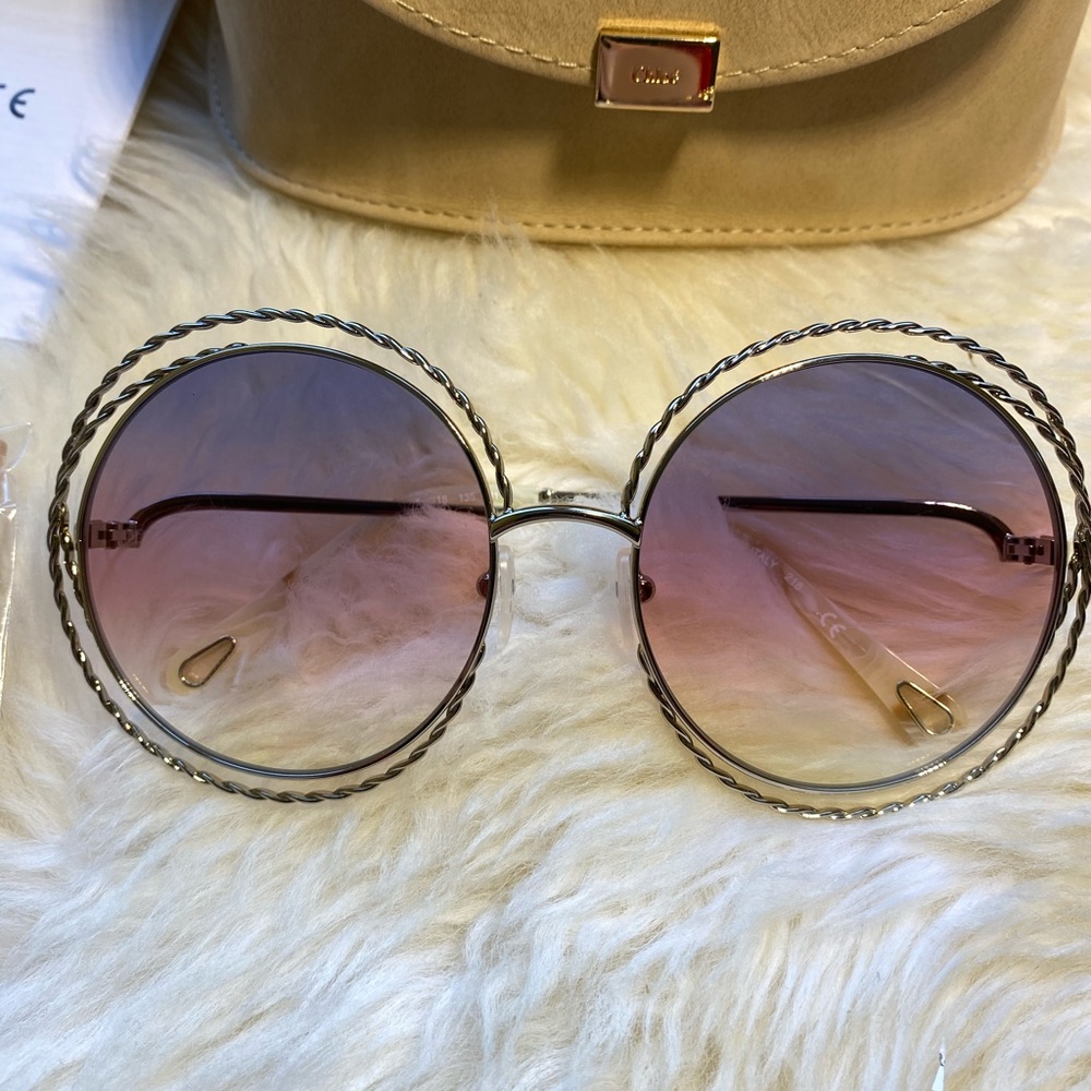 New authentic Chloe rainbow round sunglasses - Picture 8 of 9